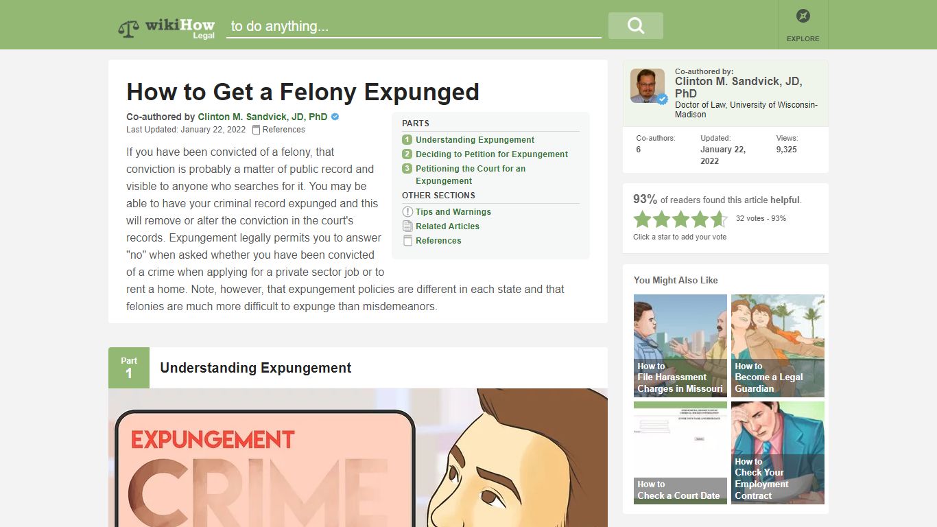 How to Get a Felony Expunged - wikiHow Legal